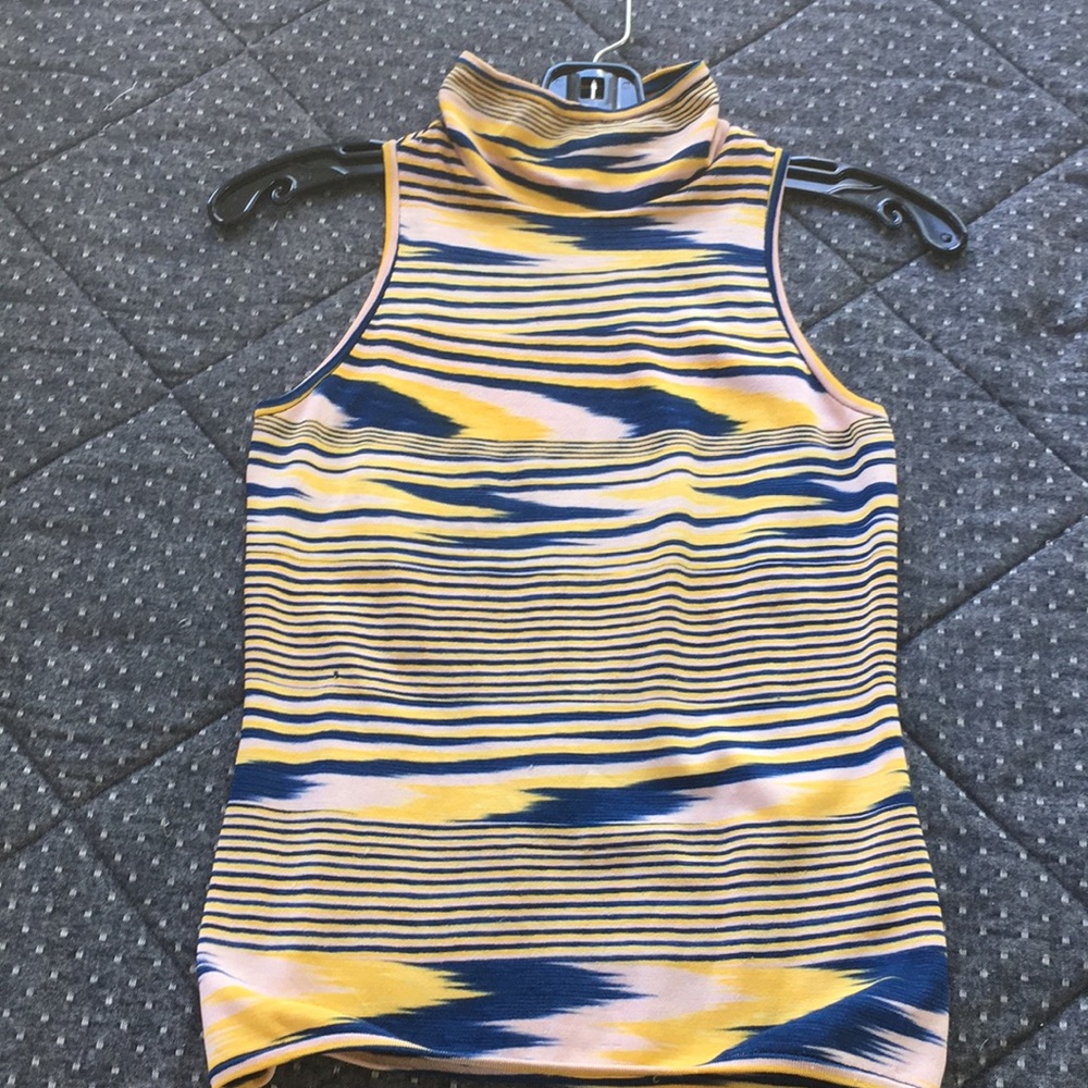 Missoni Funnel Neck Viscose Tee